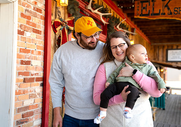 Dr. Jones with her family