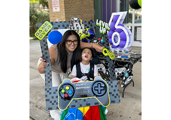Maddox at his 6th birthday party
